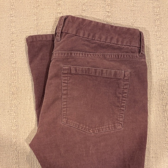 J. Crew Women's Cordoroy Pants in distressed purple - Picture 2 of 5